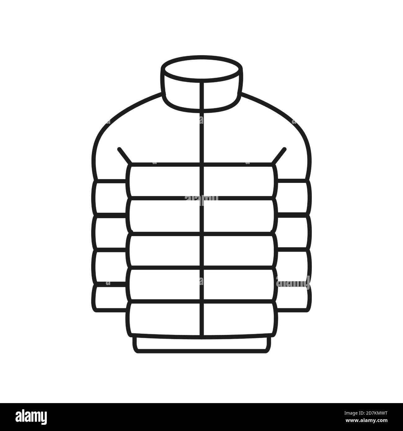 winter jacket icon element of winter clothes icon for mobile