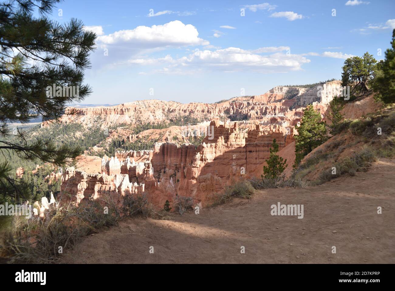 Bryce Canyon National Park, UT., U.S.A. 8/15/2020.  Bryce Canyon viewpoints: Farview, Fairyland, Sunrise & Sunset, Inspiration & Bryce points. Stock Photo