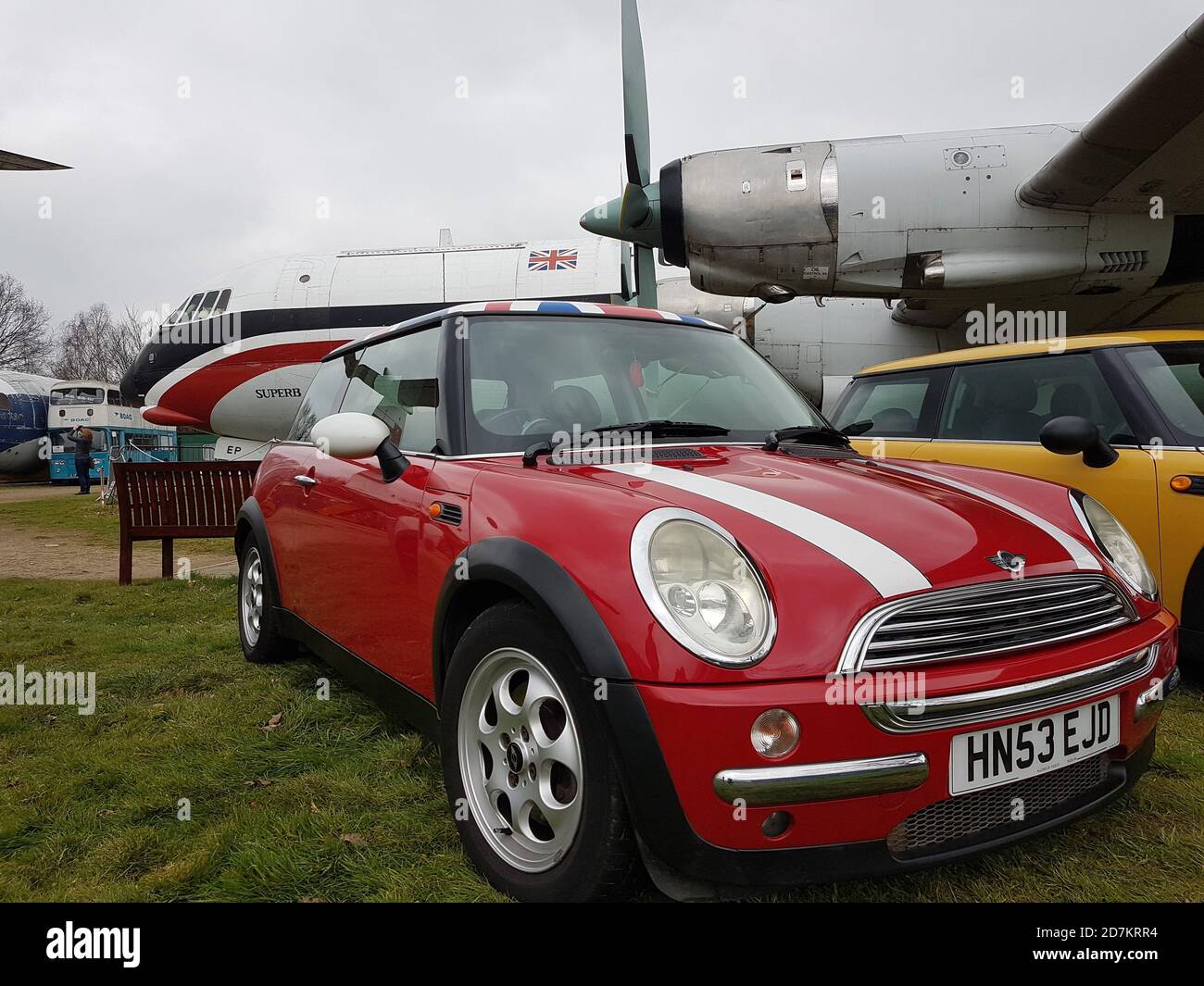 Mini At Brooklands Museum Car Show Stock Photo Alamy