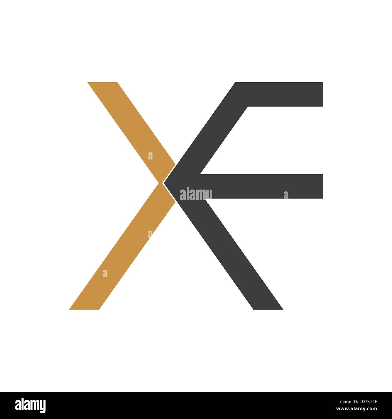 Initial letter fx logo or xf logo vector design template Stock Vector ...