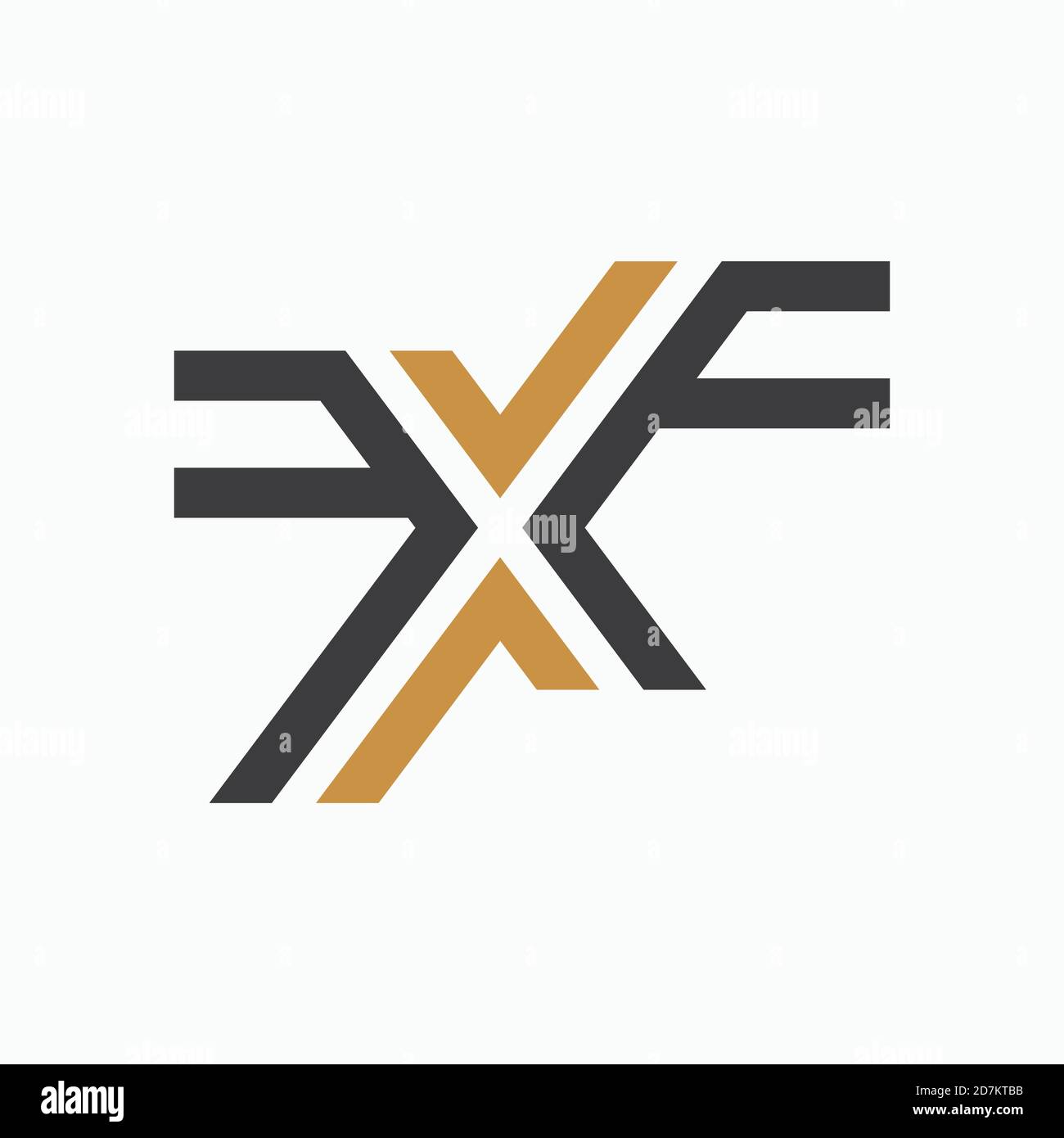 Initial letter fx logo or xf logo vector design template Stock Vector ...