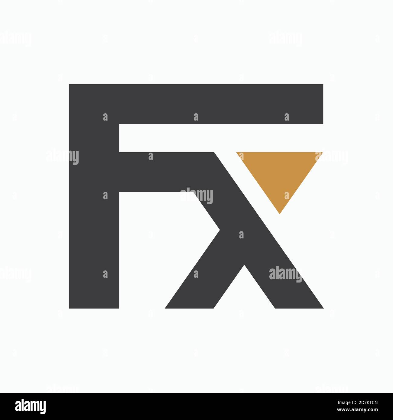 Initial letter fx logo or xf logo vector design template Stock Vector ...