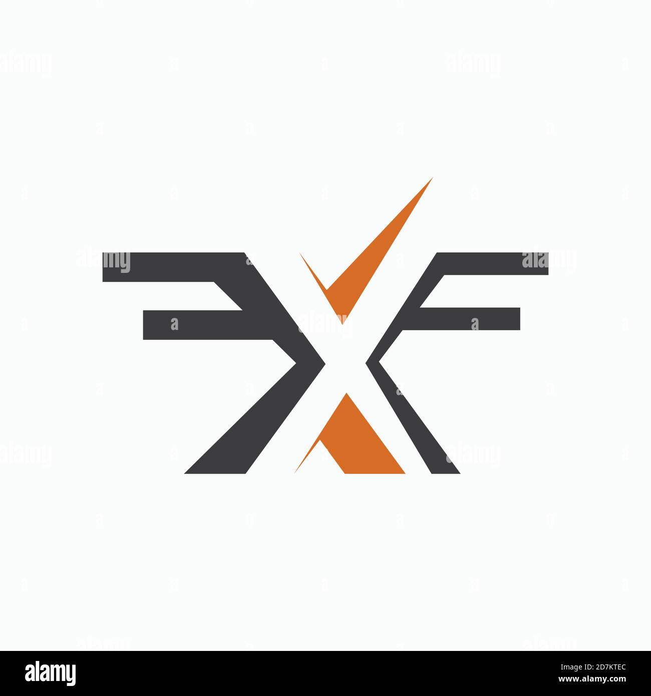 Initial letter fx logo or xf logo vector design template Stock Vector ...