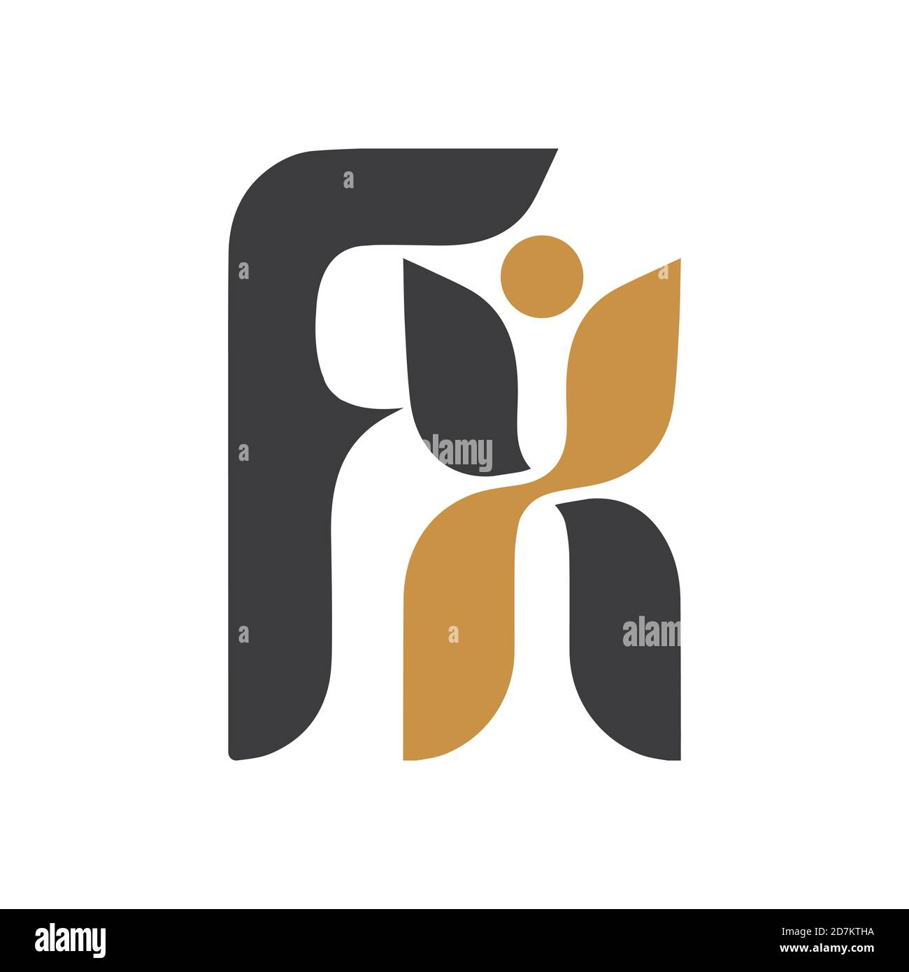 Initial letter fx logo or xf logo vector design template Stock Vector ...