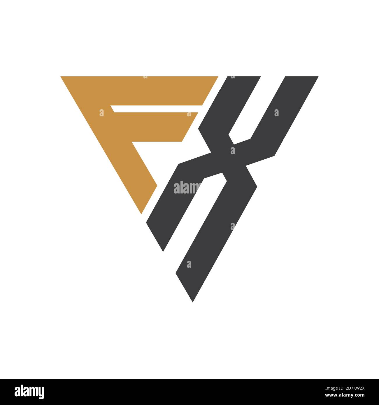 Initial letter fx logo or xf logo vector design template Stock Vector ...