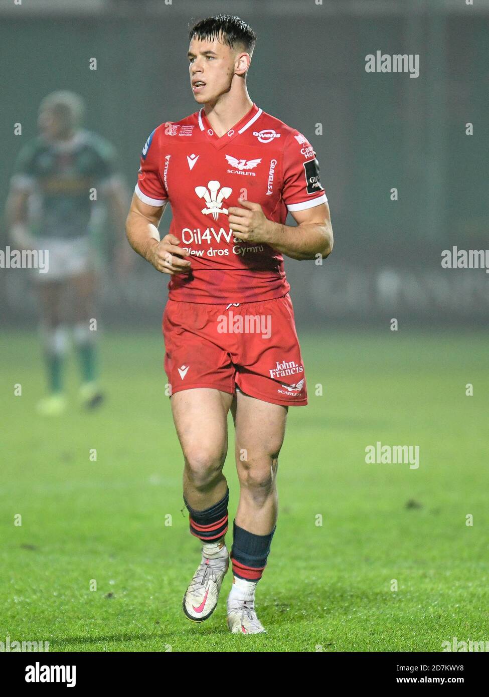 Stadio Comunale di Monigo, Treviso, Italy, 23 Oct 2020, Tom Rogers (Scarlets) during Benetton Treviso vs Scarlets Rugby, Rugby Guinness Pro 14 match - Credit: LM/Ettore Griffoni/Alamy Live News Stock Photo