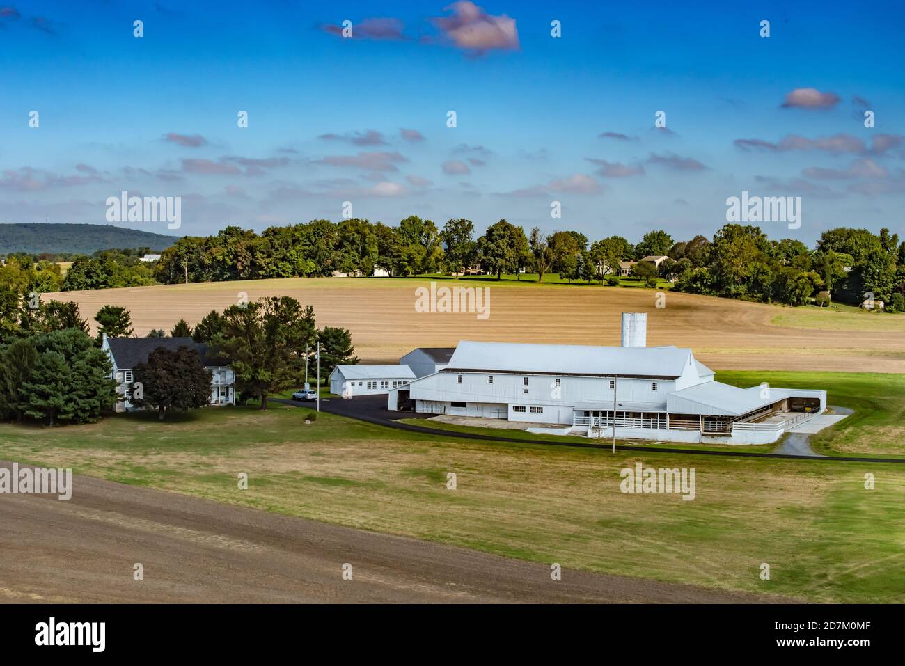 Bucolic landscape through bridge hi-res stock photography and images ...