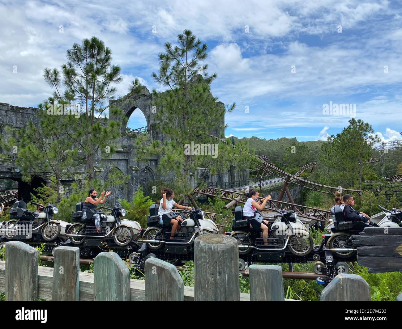 Orlando,FL/USA-8/30/20: The lockers outside Harry Potter and the