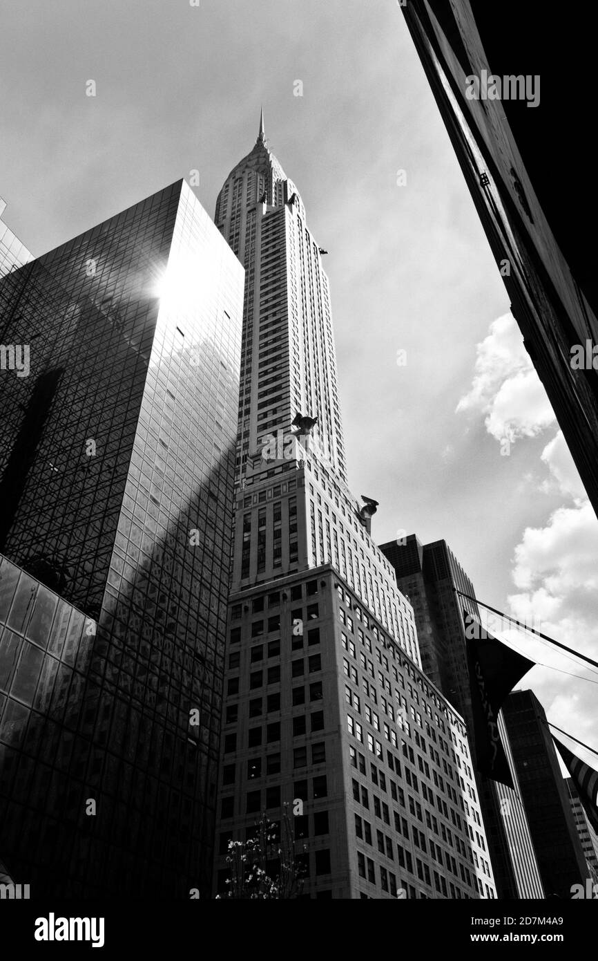 MONTERREY, MEXICO - Apr 13, 2012: MONTERREY, NL, MEXICO - 12 APRIL 2012: The Crysler Builing in Lexington Avenue was the highest building at the time Stock Photo