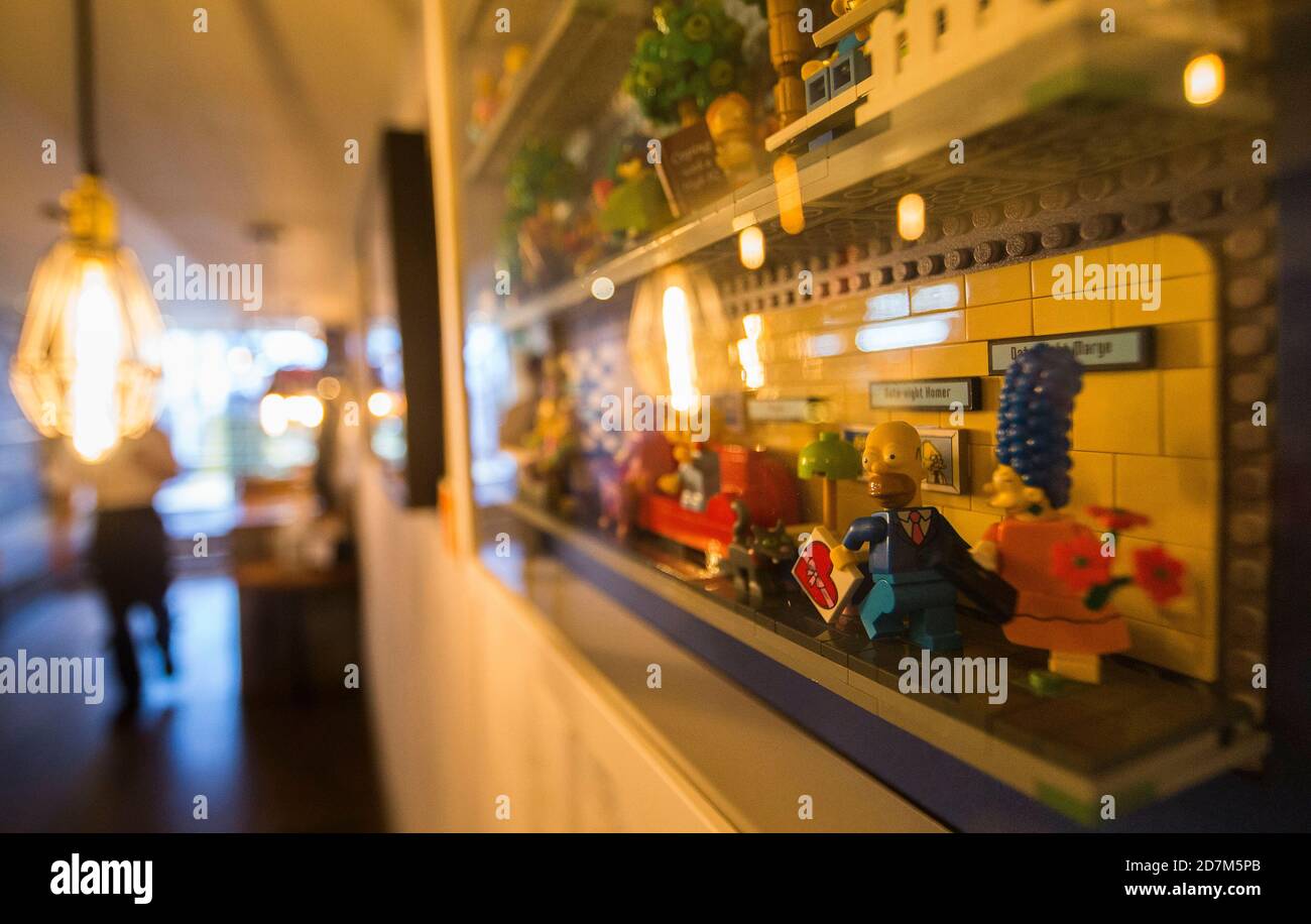 Toronto, Canada. 23rd Oct, 2020. LEGO minifigures are seen during a