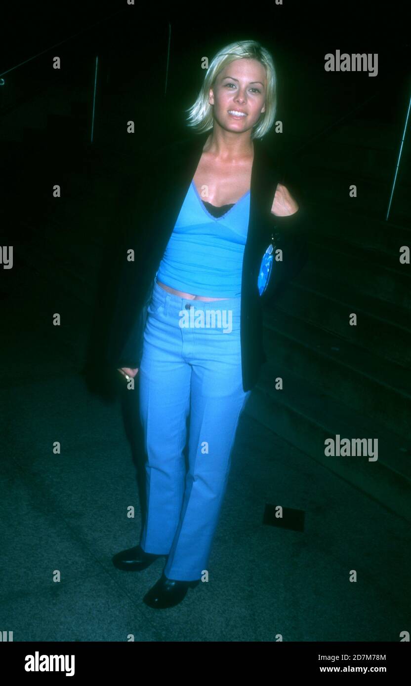 Los Angeles, California, USA 10th April 1996 Actress Nicole Eggert attends screening of Universal Pictures 'Fear' on April 10, 1996 in Los Angeles, California, USA. Photo by Barry King/Alamy Stock Photo Stock Photo