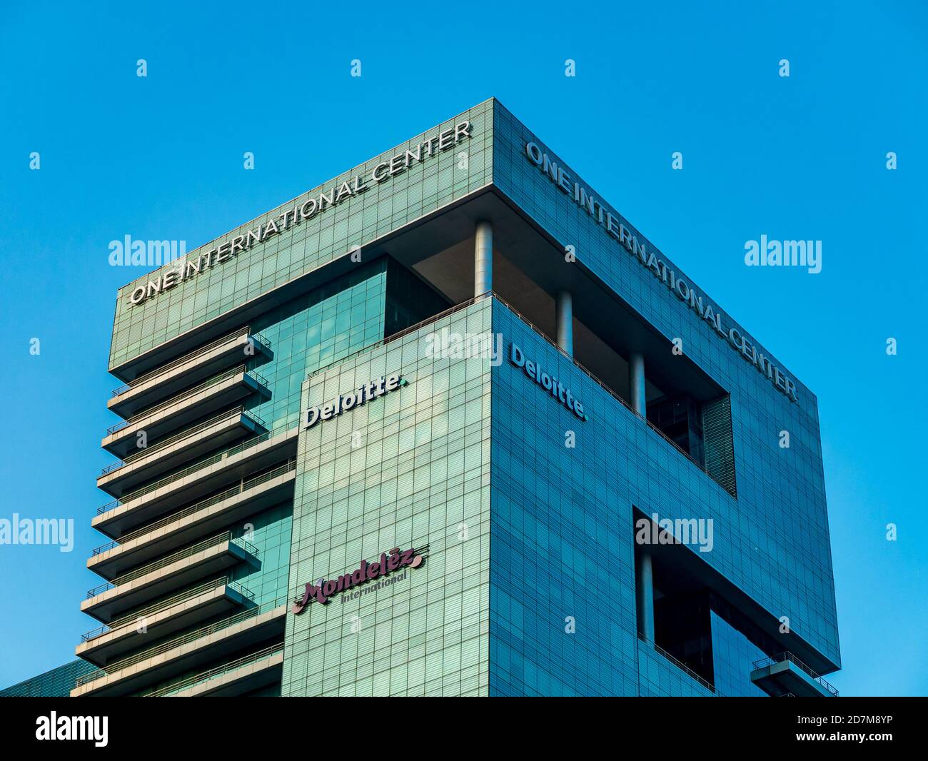Contemporary office building mumbai hires stock photography and images