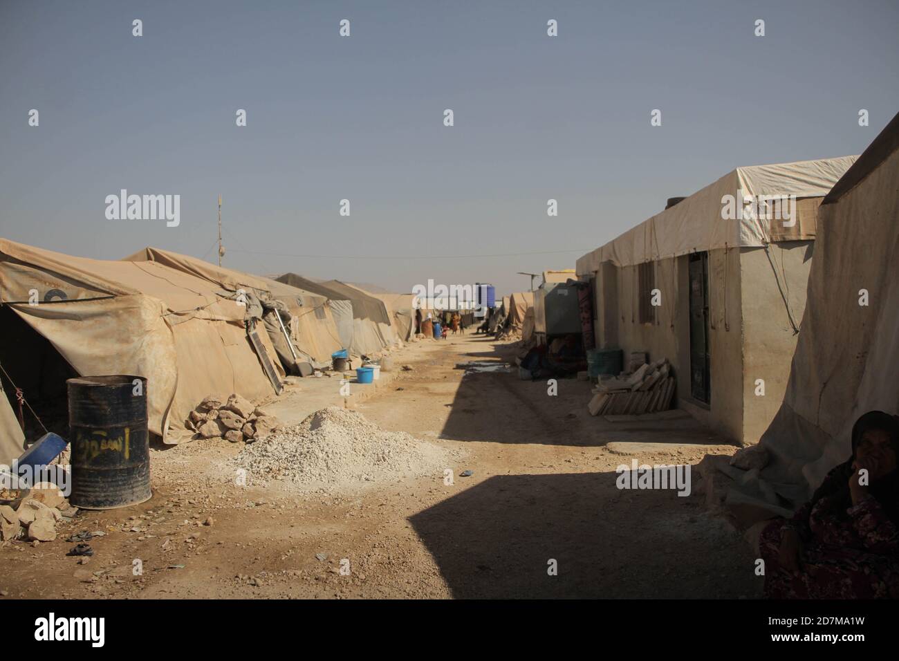 October 23, 2020: The photos taken in a camp in northern Syria show part of the life that displaced Syrians live in the camps Credit: Moawia Atrash/ZUMA Wire/Alamy Live News Stock Photo