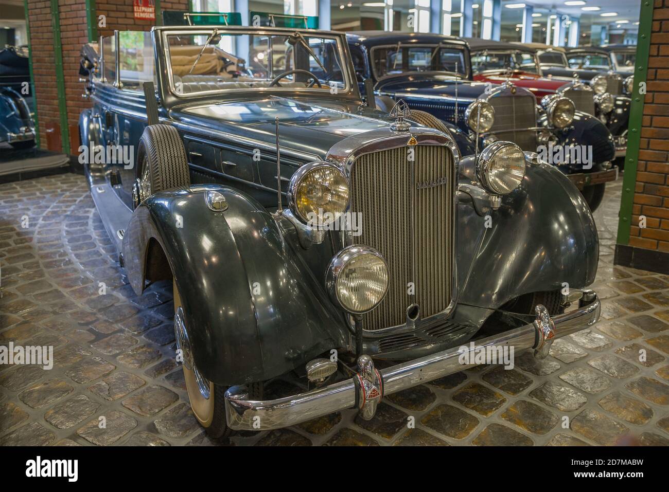 ARKHANGELSKOE, RUSSIA - AUGUST 26, 2020: Retro car Maybach TYP SW (SW35) in the Vadim Zadorozhny Museum of Technology Stock Photo