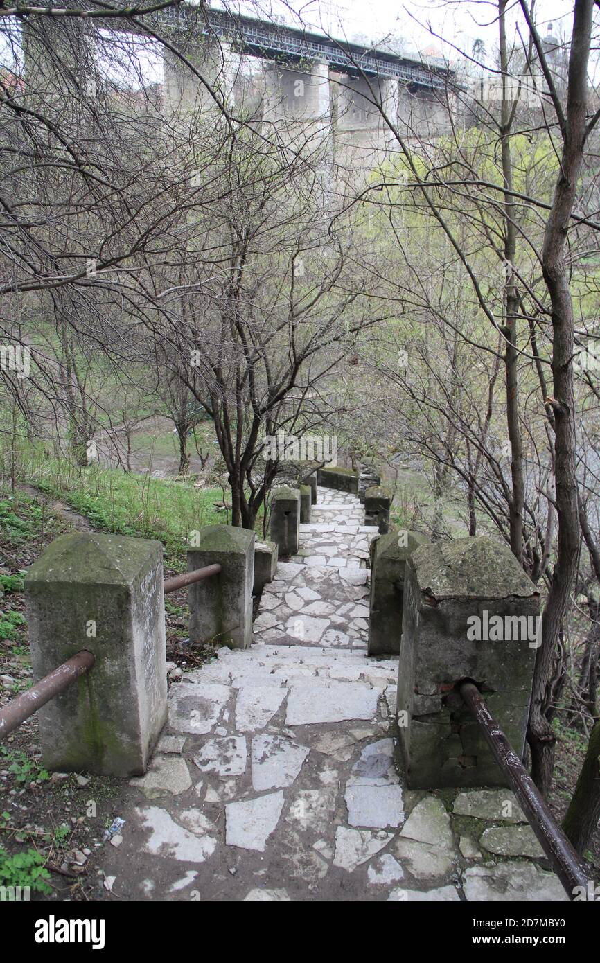 Stairs old stone bridge hi-res stock photography and images - Alamy
