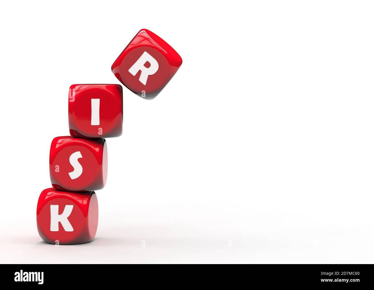risk and dice Stock Photo