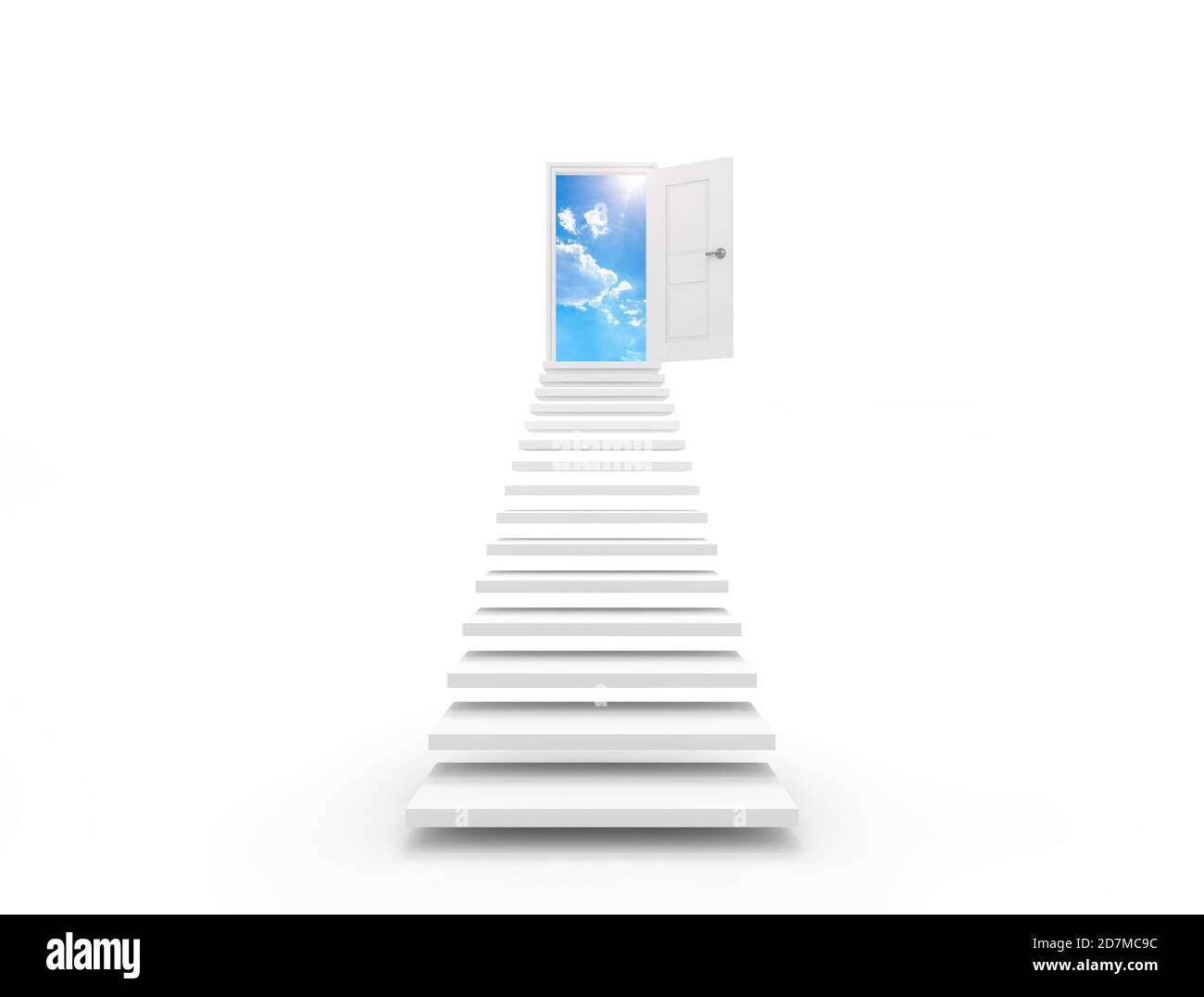 Stairway to the sky Stock Photo