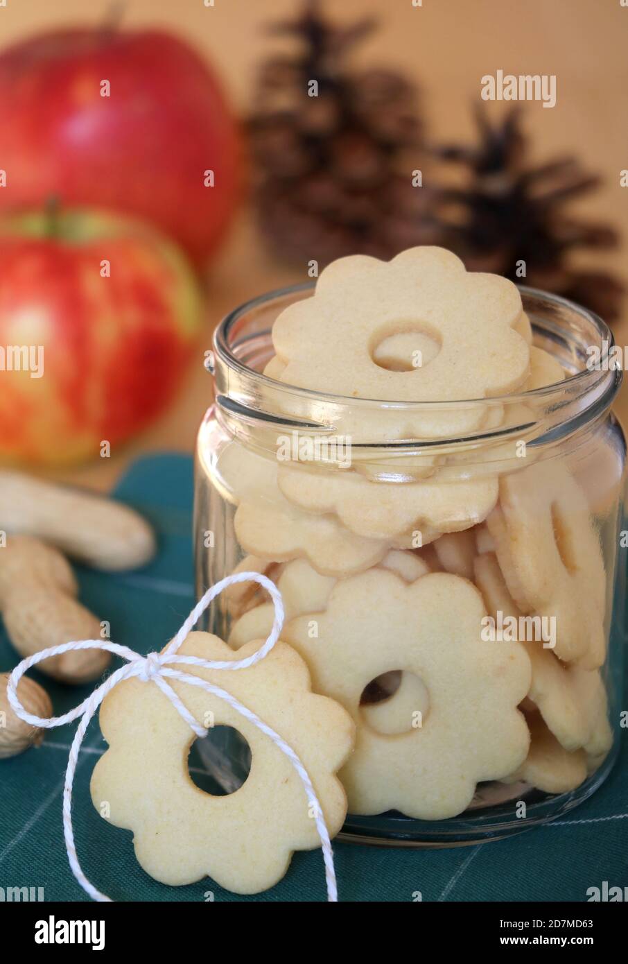 christmas bakery butter biscuits in glass Stock Photo Alamy