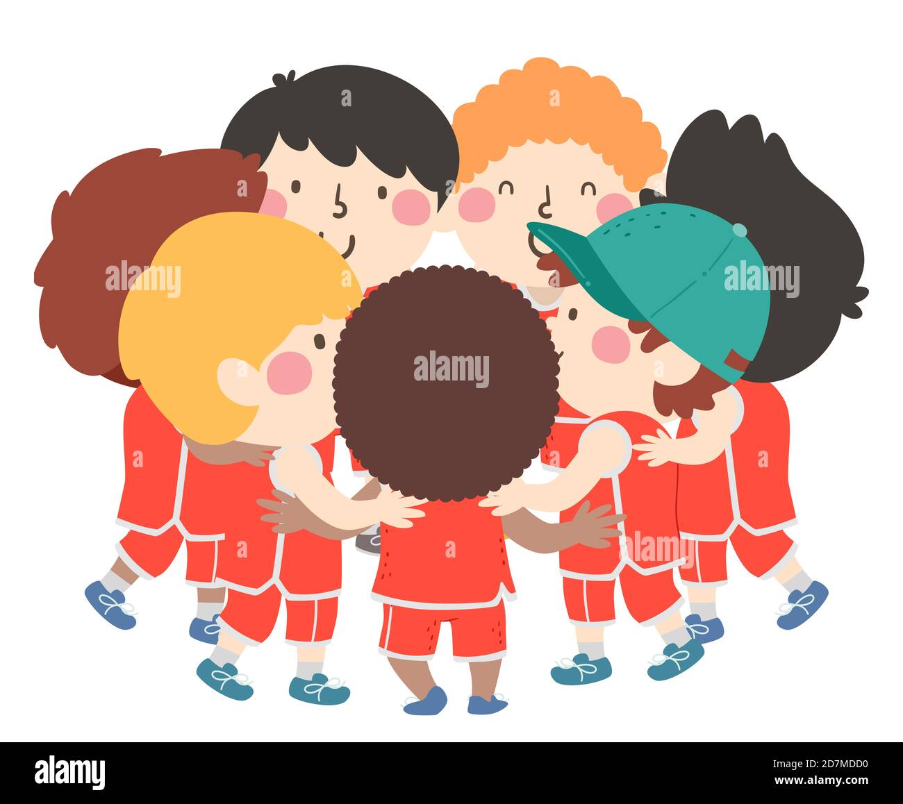 Illustration of Kids Boys Basketball Team In a Group Hug or Huddle Stock Photo - Alamy Illustration of Kids Boys Basketball Team In a Group Hug or Huddle Stock Photo - Alamy
