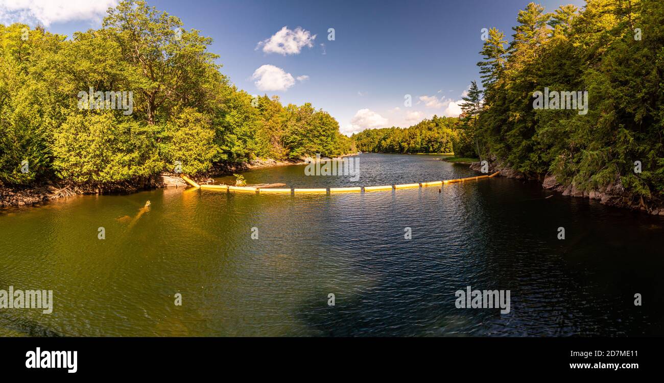 Hawk Lake Log Chute Kennisis Conservation Area Algonquin Highlands ...