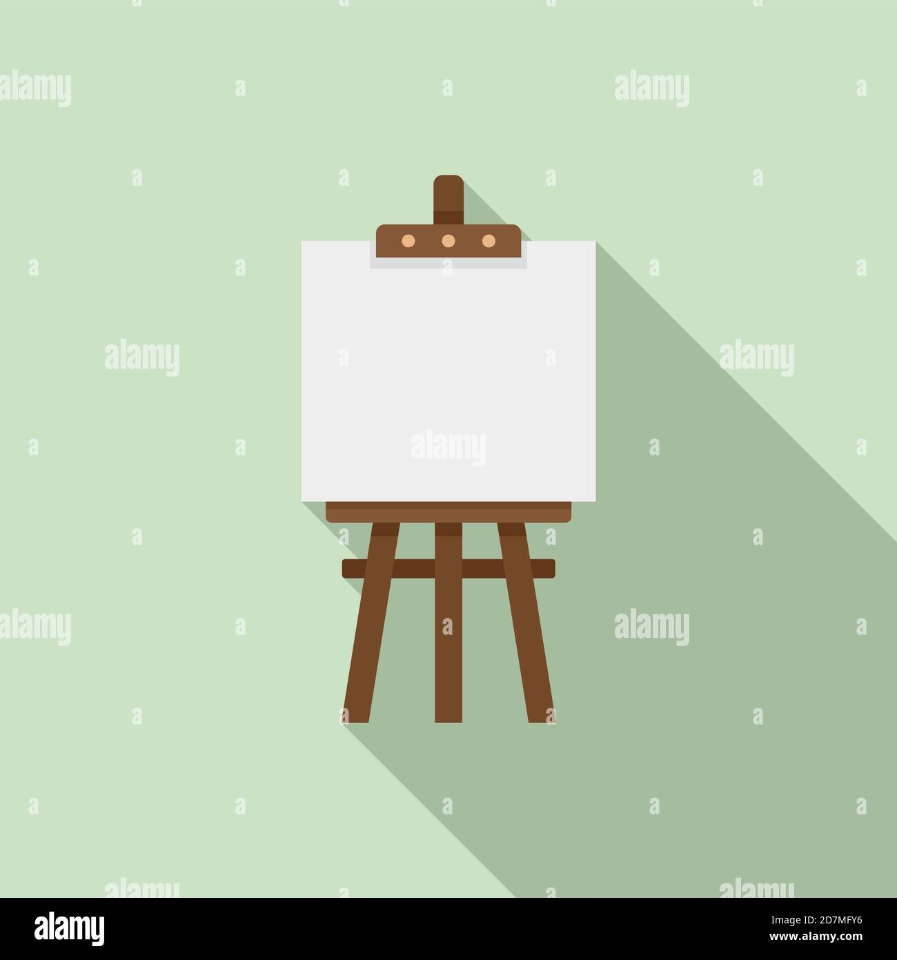 Easel icon. Flat illustration of easel vector icon for web design Stock