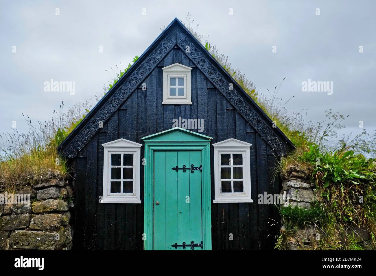 Icelandic turf houses (Icelandic torfbæir) were the product of a
