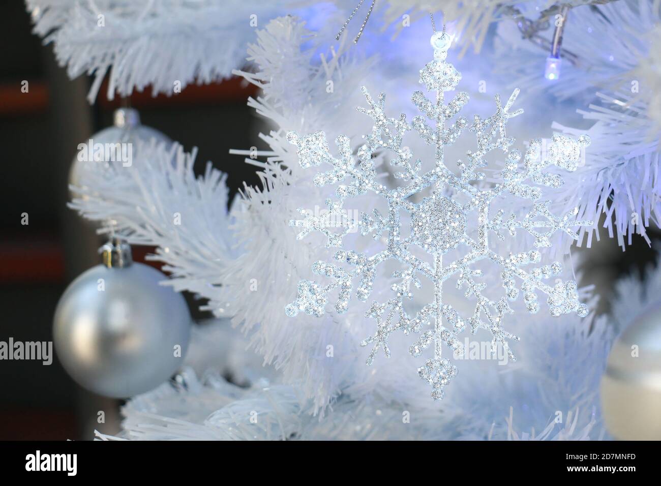 The white Christmas tree….