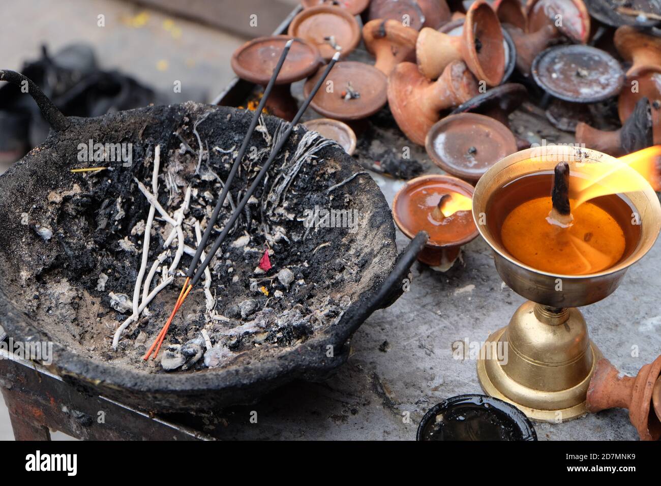 Religious Offerings, Candles Stock Photo Alamy