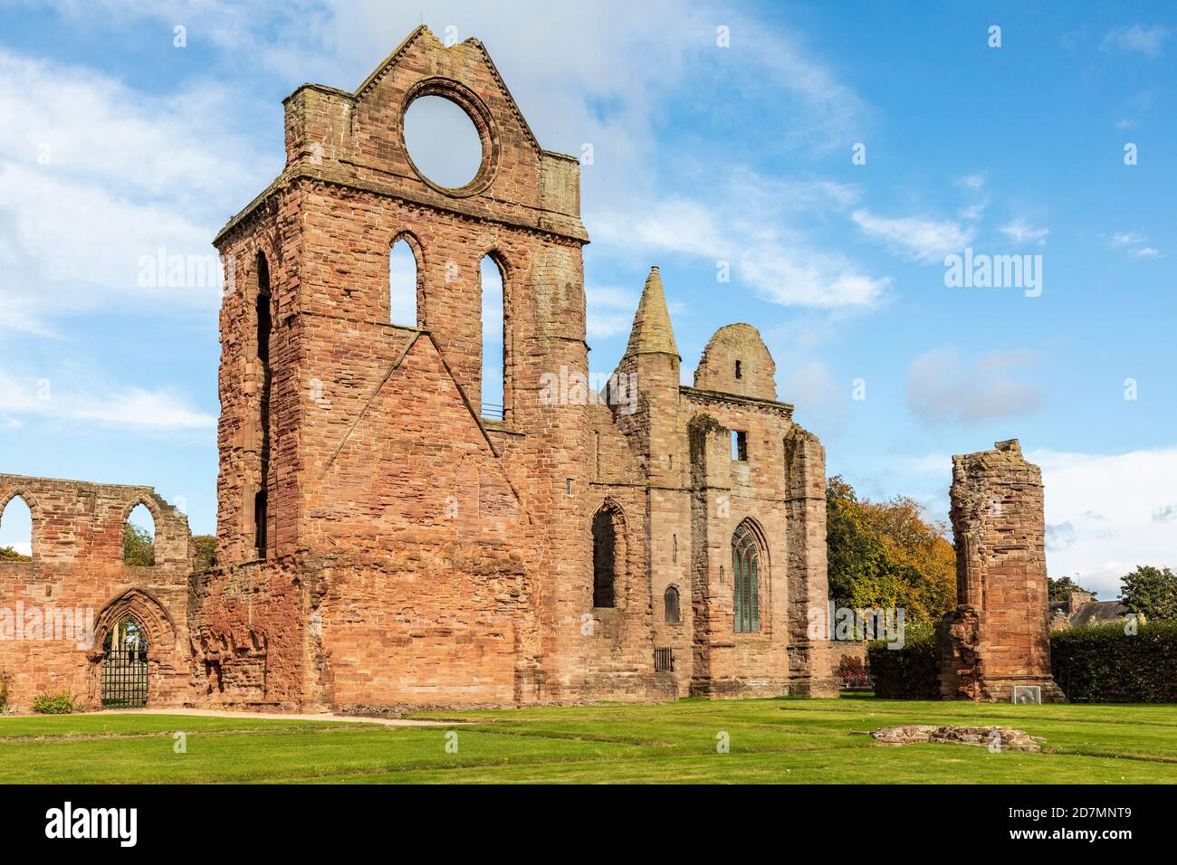 arbroath abbey in the scottish town of arbroath was founded in 1178 by king william the lion for a group of tironensian benedictine monks from kelso stock photo alamy