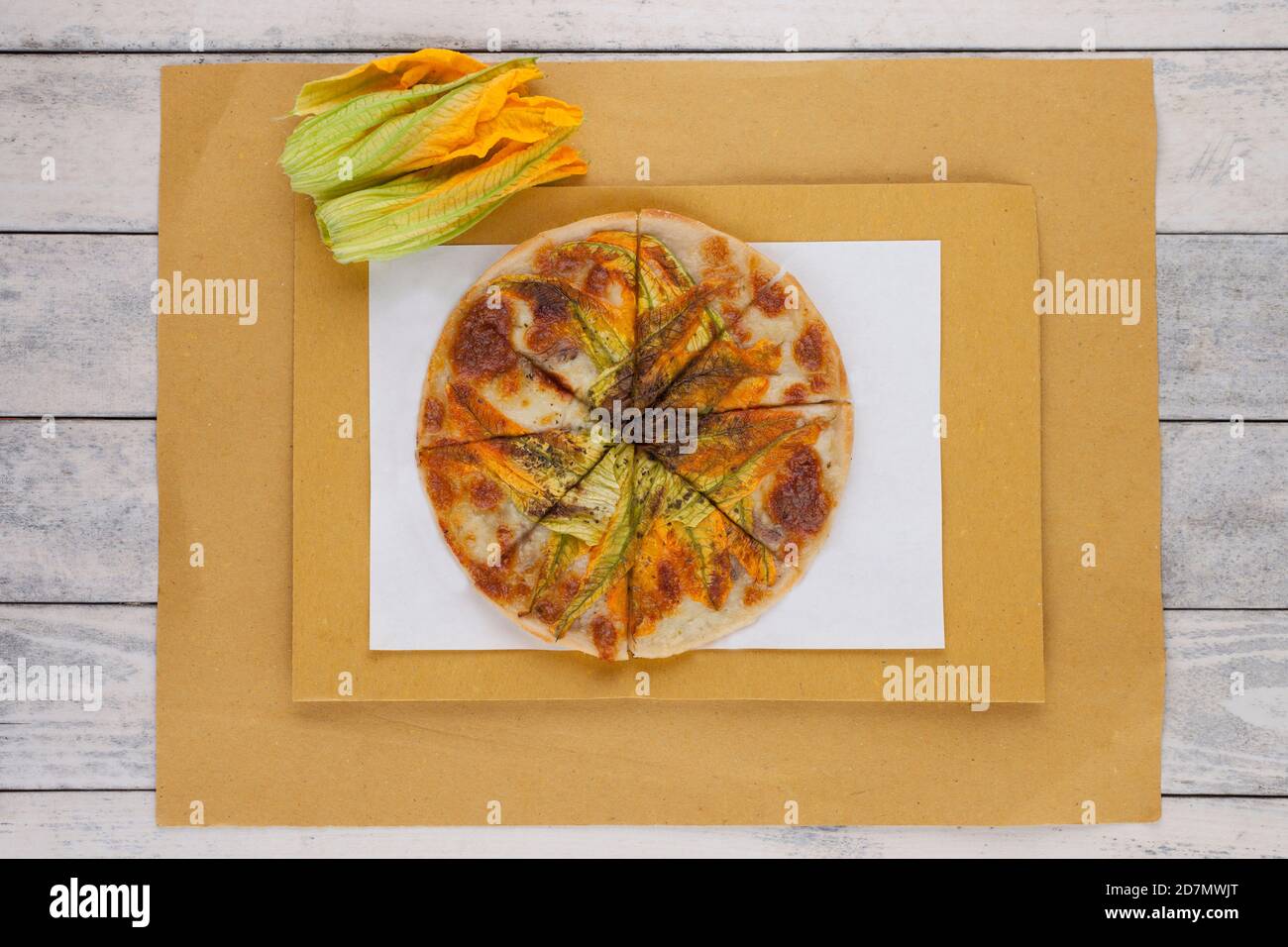 Pizza and flowers hires stock photography and images Alamy