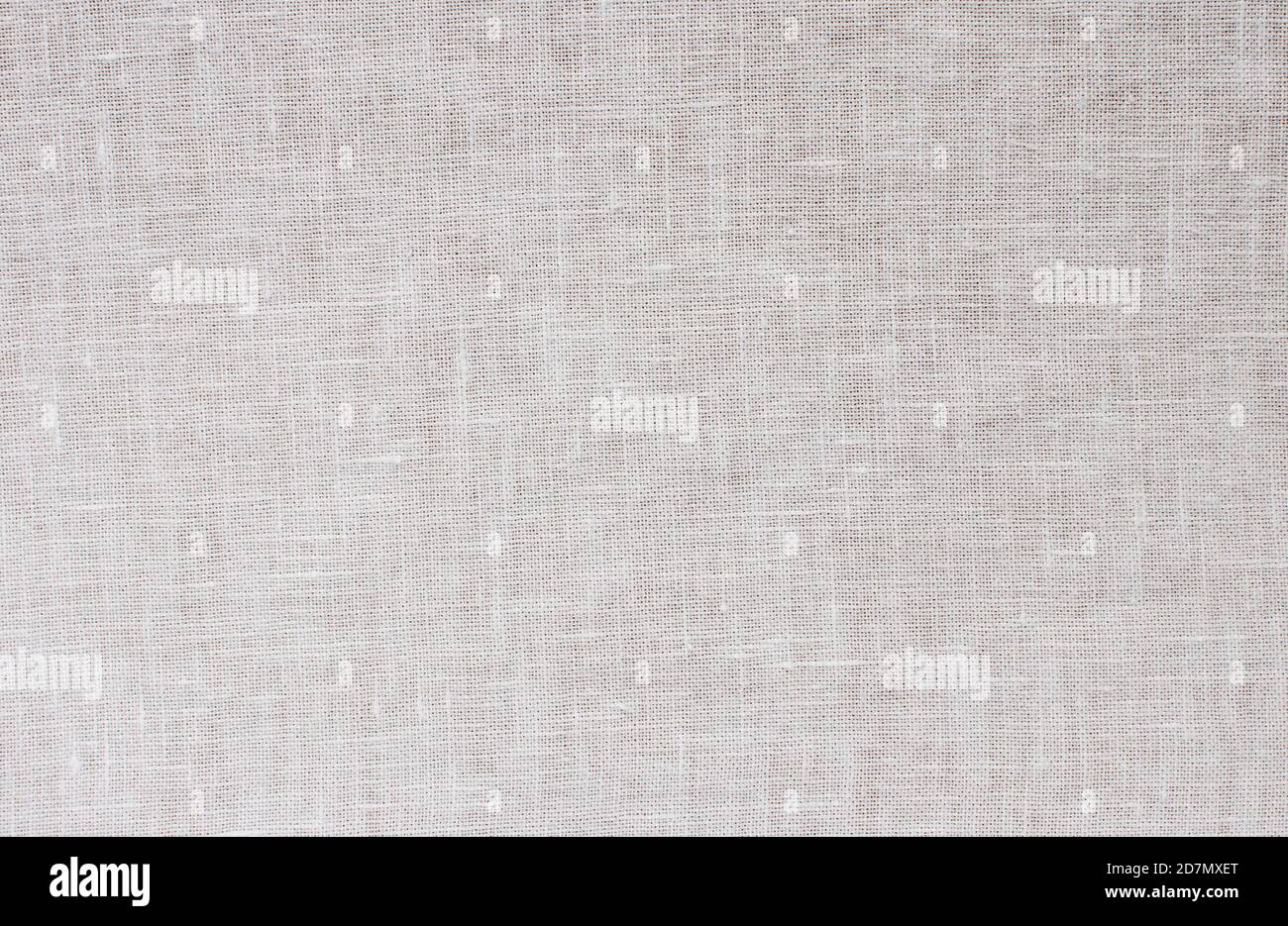 White breezy linen shirt fabric texture swatch Stock Photo
