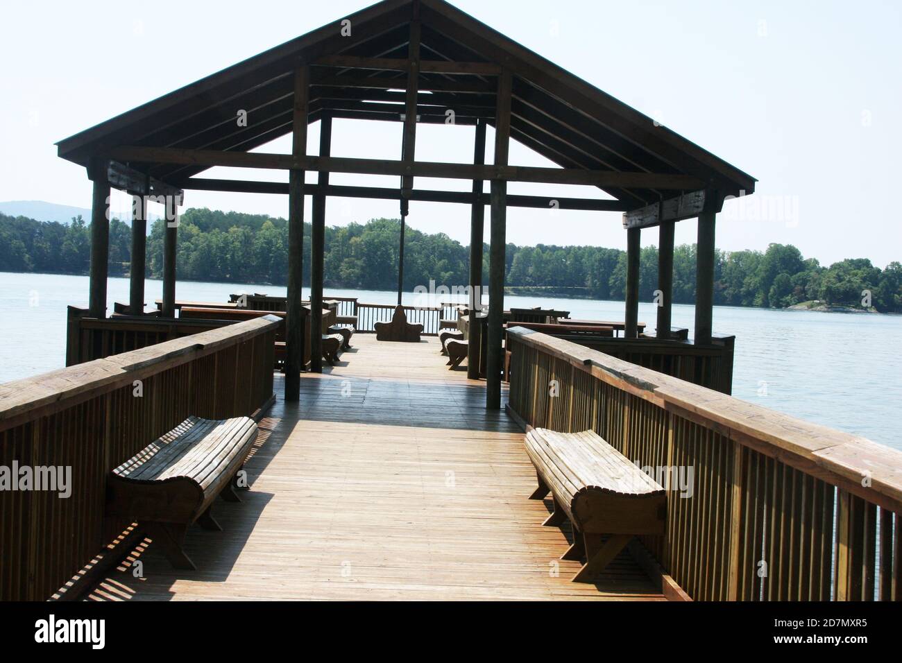 Dock at Smith Mountain Lake Community Park, VA, USA Stock Photo Alamy