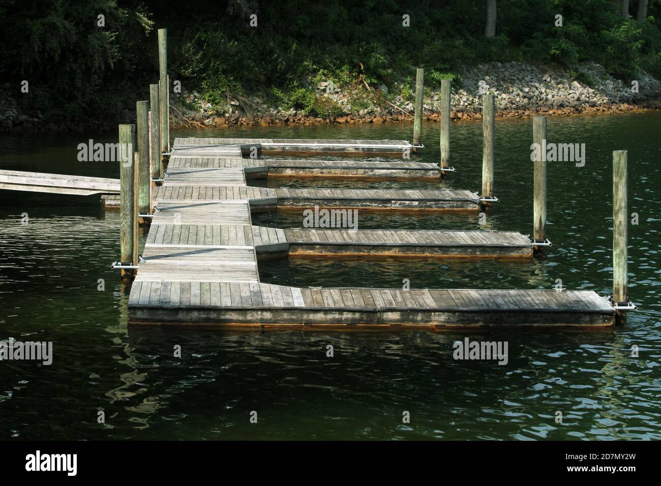 Floating dock at Smith Mountain Lake, VA, USA Stock Photo Alamy