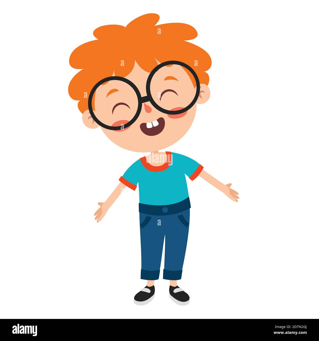 Poses And Expressions Of A Funny Boy Stock Vector Image & Art Alamy