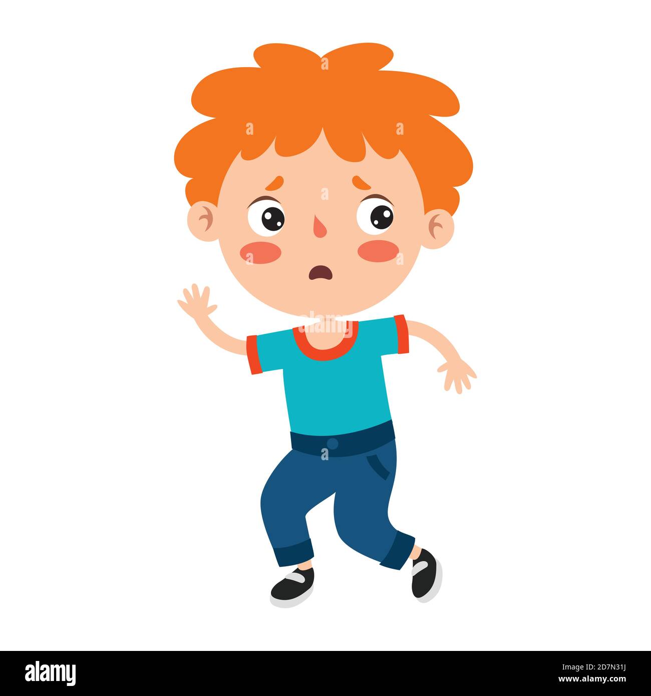 Poses And Expressions Of A Funny Boy Stock Vector Image & Art Alamy