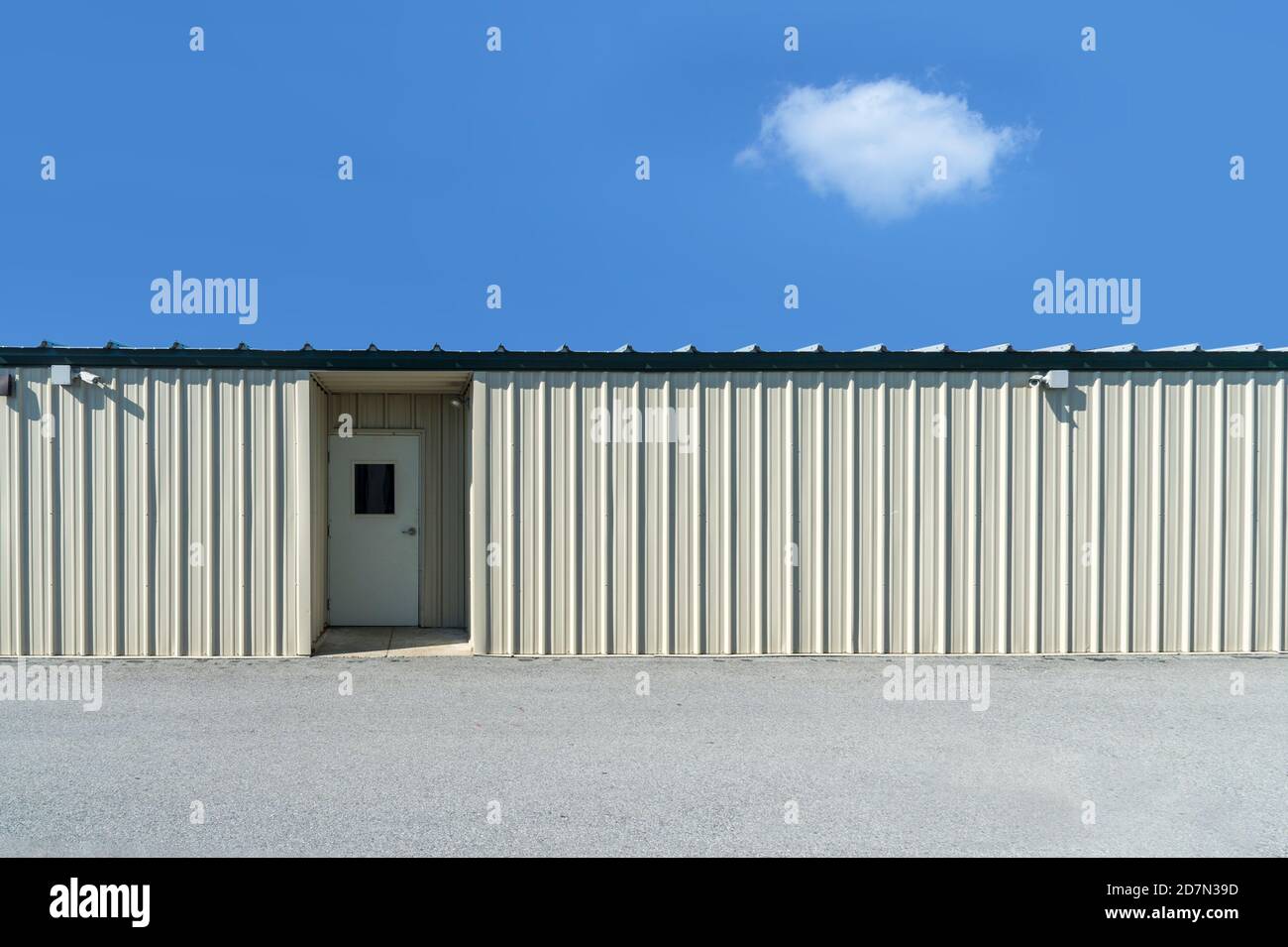 Exterior of self storage unit Stock Photo