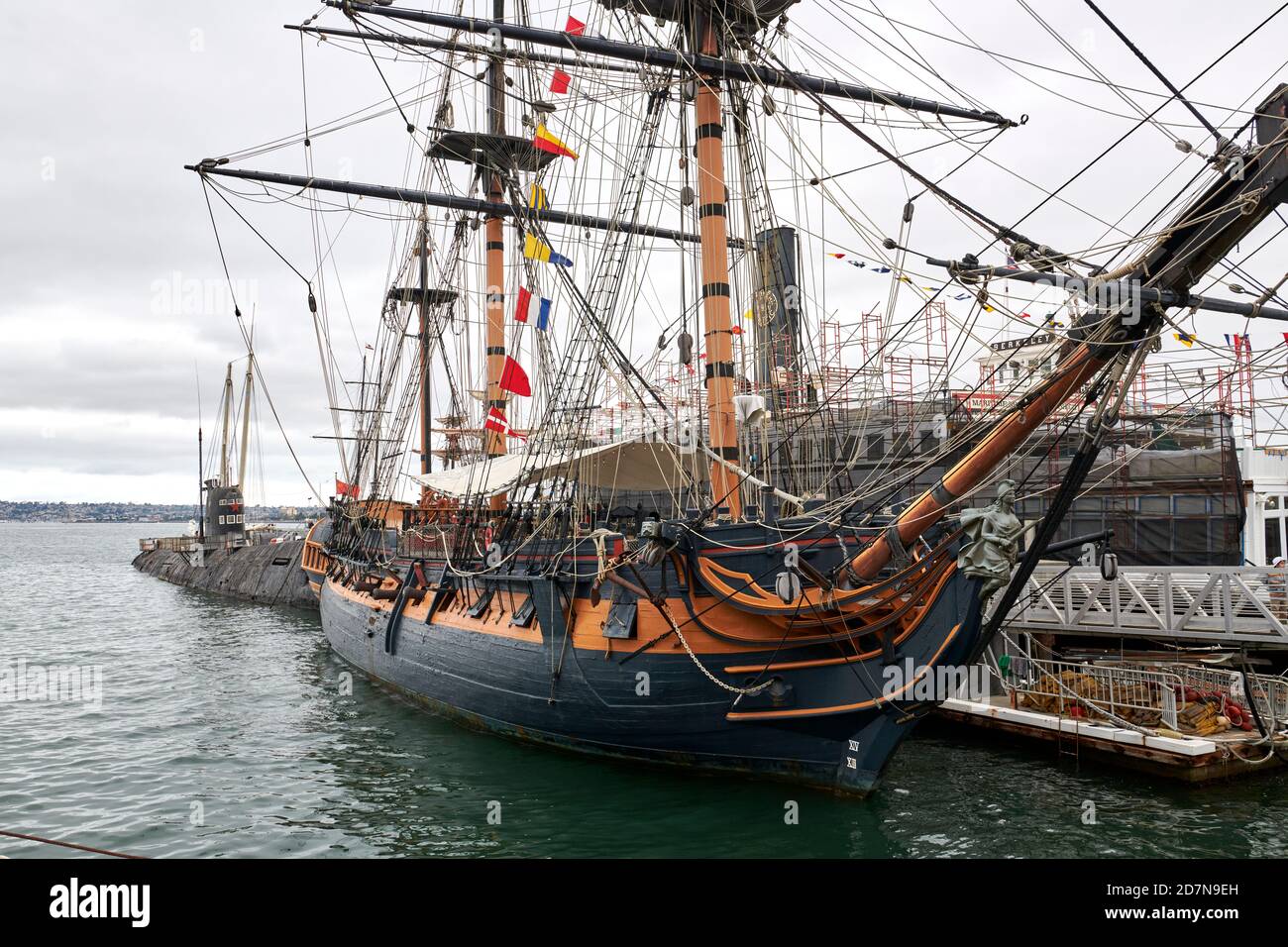 Ships in the Harbor, San Diego, California, USA Stock Photo Alamy