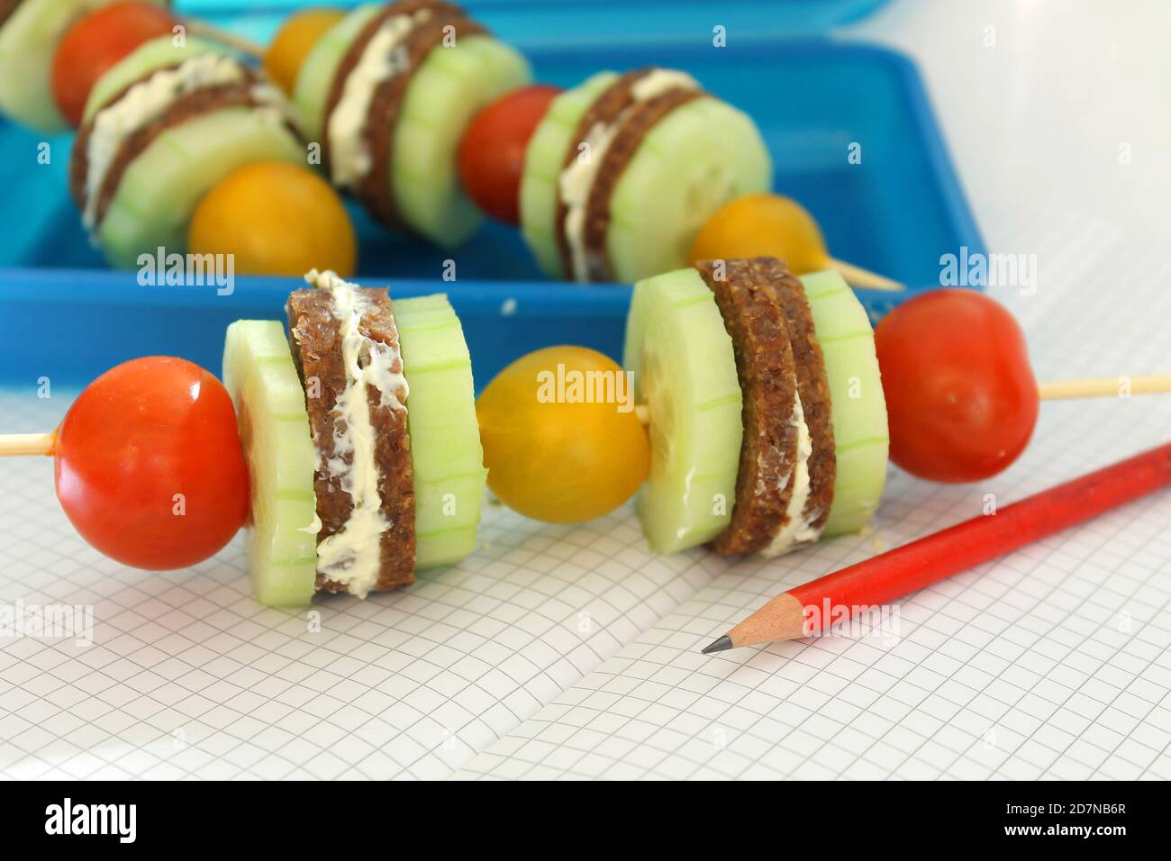 Healthy School Snack Stock Photo - Alamy