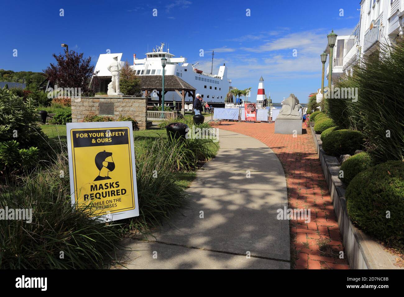 Port Jefferson ferry Long Island New York Stock Photo Alamy