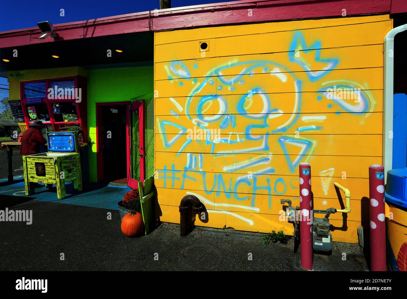 Funcho's fajita stand Riverhead Long Island New York Stock Photo Alamy