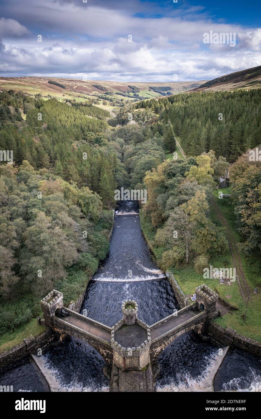 Scar House Reservoir, Nidderdale, North Yorkshire Dales, UK Stock Photo