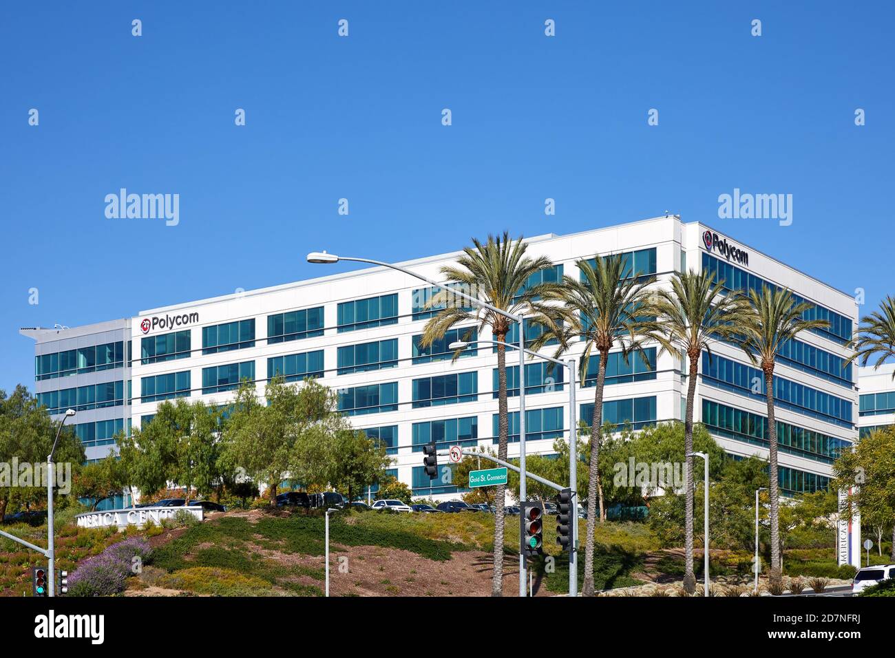 Polycom building, San José, California, USA Stock Photo