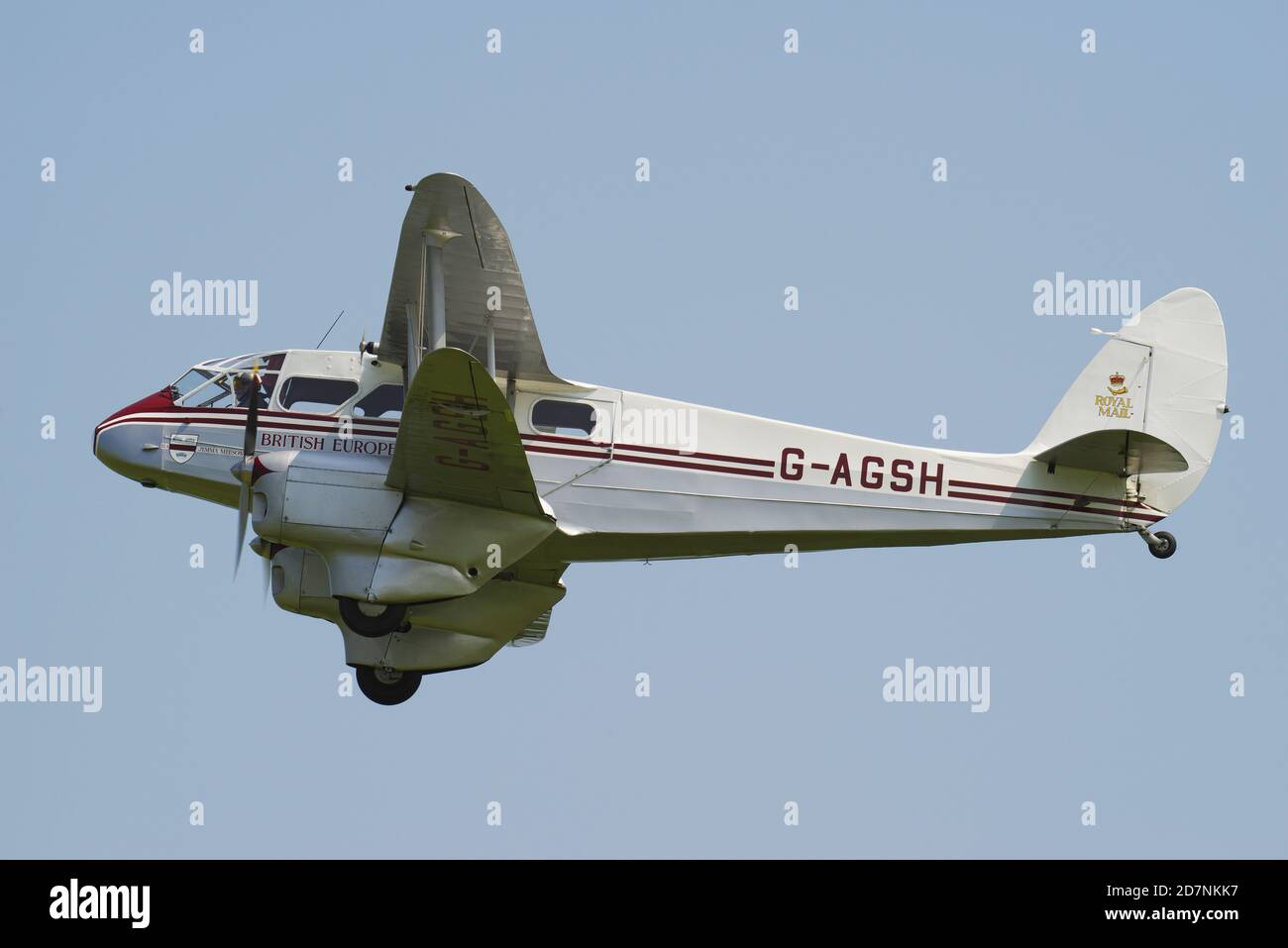 DH 83 Dragon Rapide Stock Photo