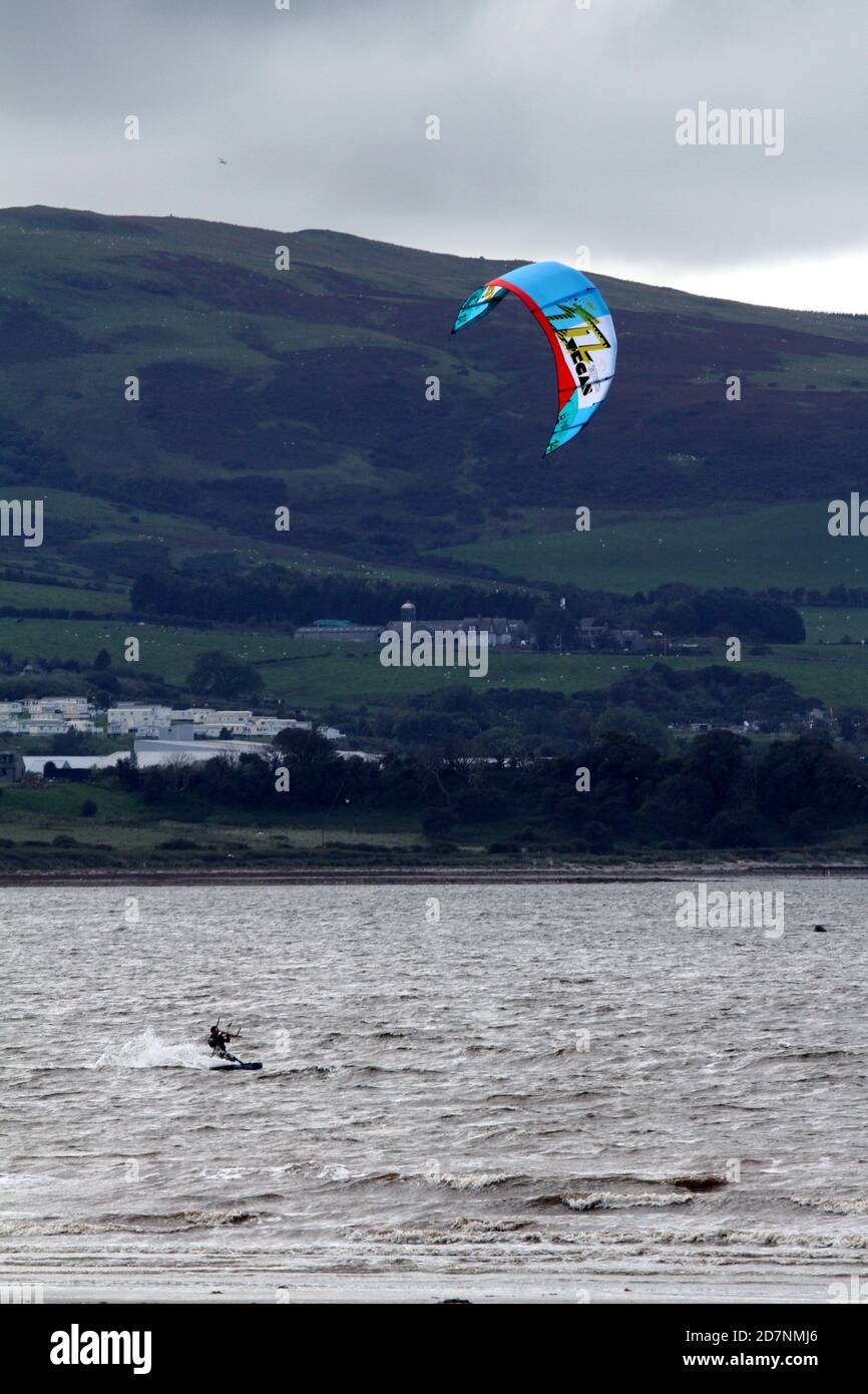 Windsurfing and wind kiteing competition at Ayr Seafront and Low Green