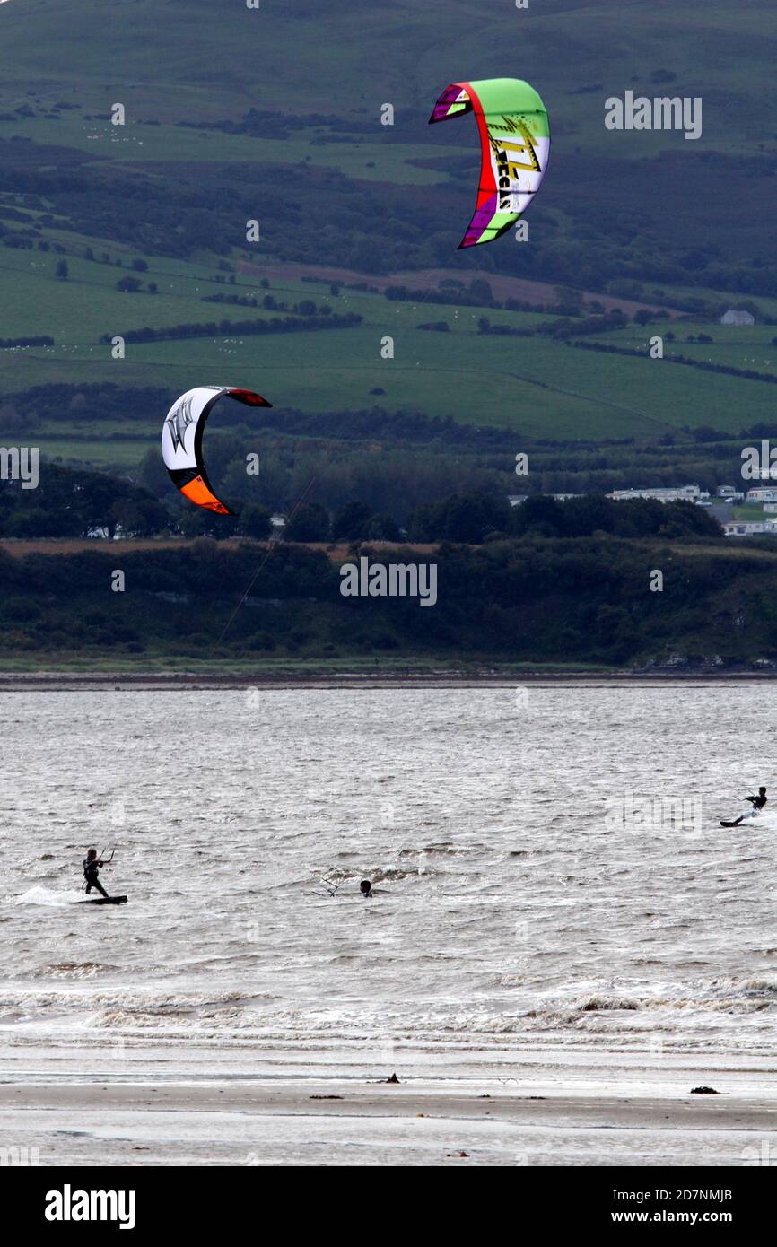 Windsurfing and wind kiteing competition at Ayr Seafront and Low Green