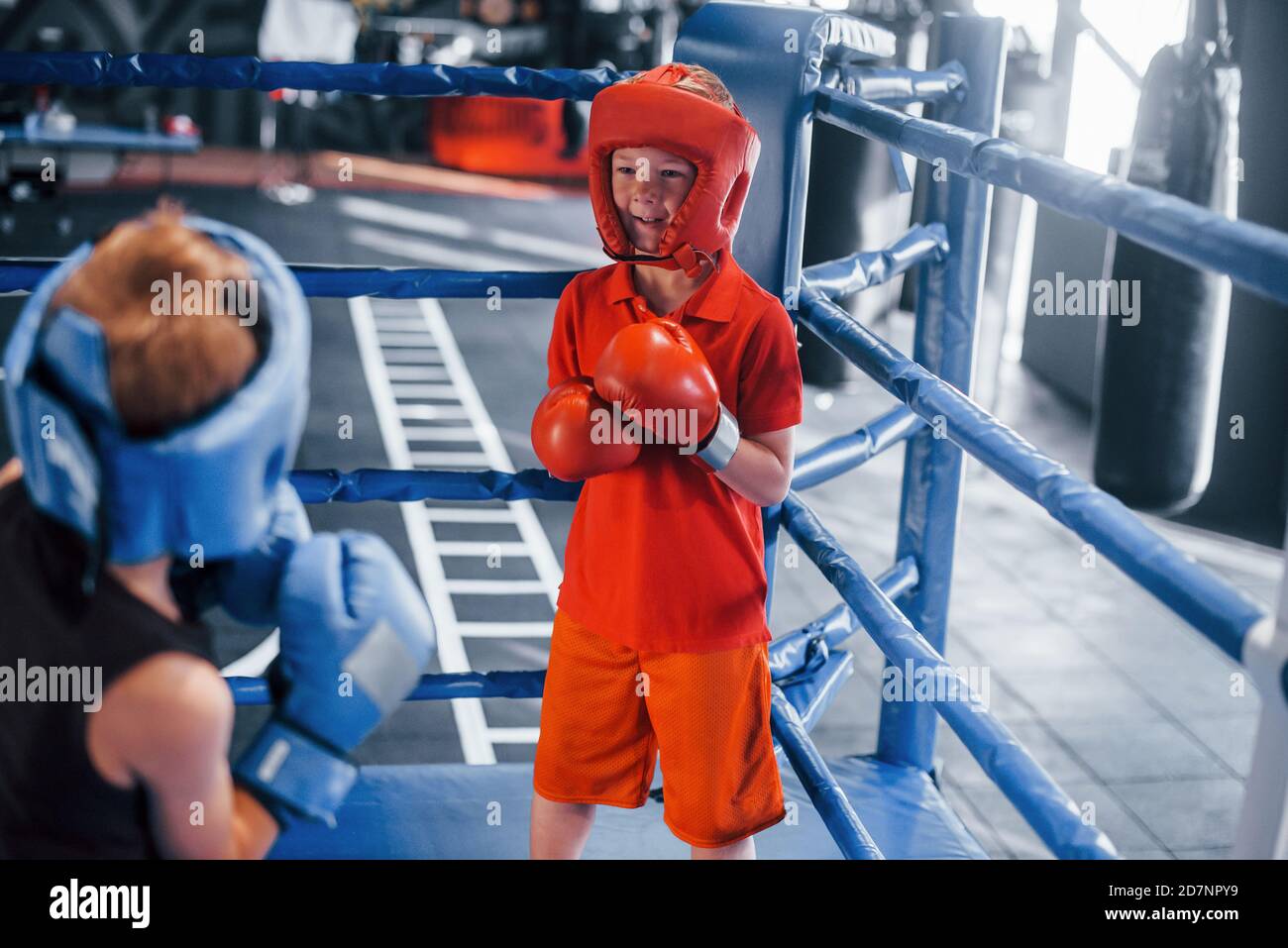 Rough catfight in the boxing ring