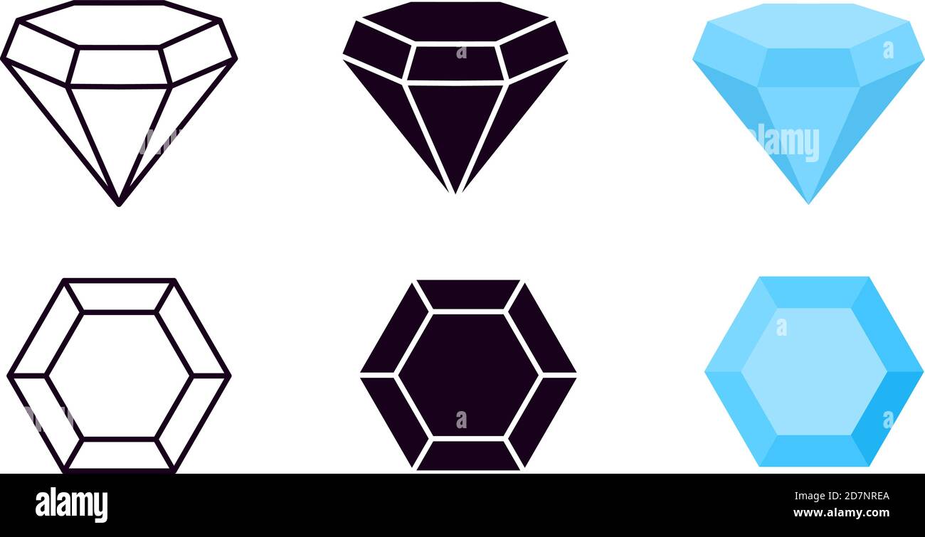 Diamond icon. Diamonds gems, jewelry diamantes luxury gemstones and