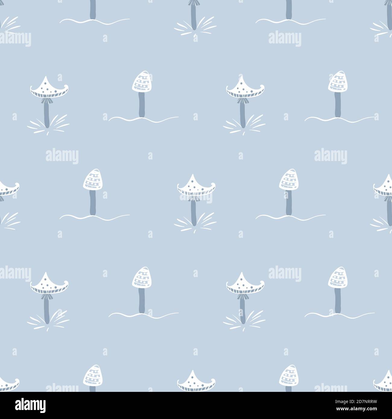 Toadstool Pattern Background Woodland toadstools Stock Vector Images - Alamy