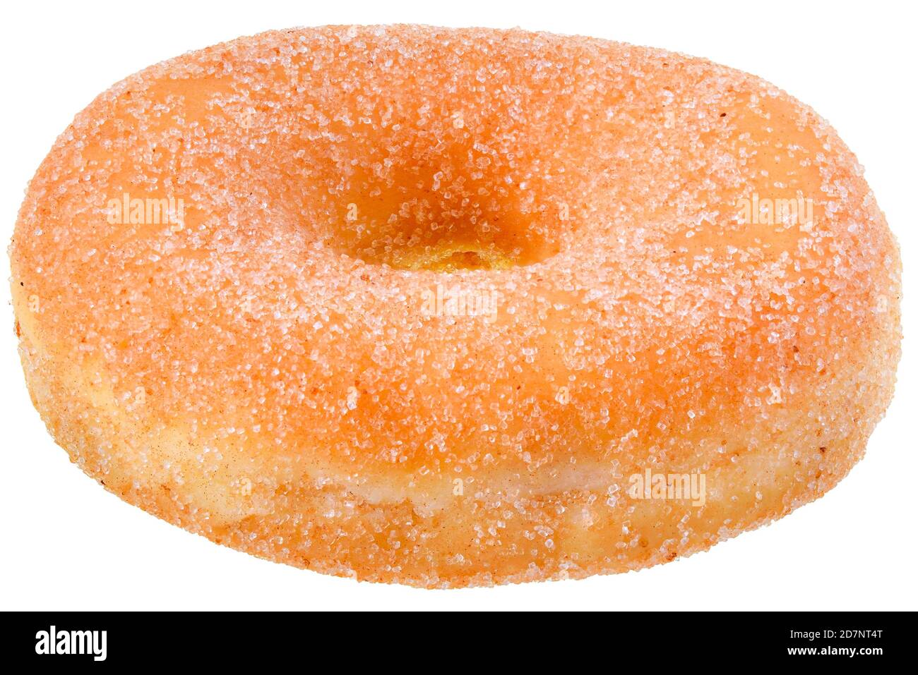 Sugar donut isolated on white background Stock Photo - Alamy