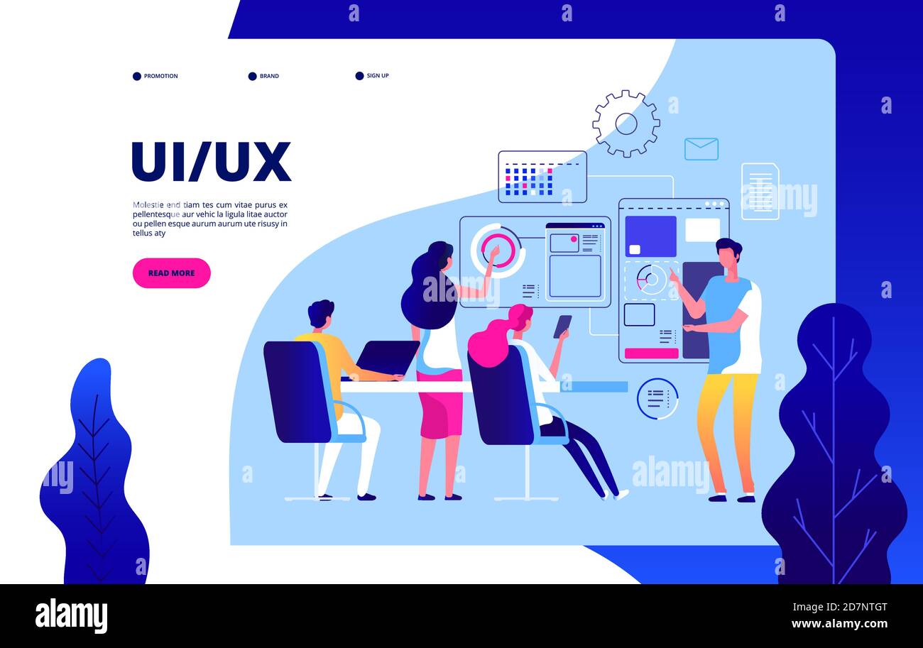 Ui ux landing page. Best user experience automation digital ui ux ... image.